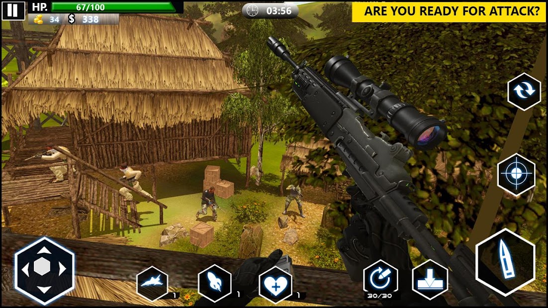 Catturare 13 Army Assault Sniper Shooting Arena : FPS Shooter android