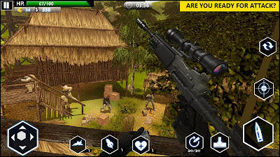 Sniper 3D Army: kara spēles poster 12
