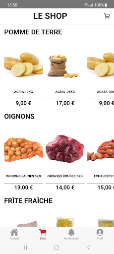 Pomme de terre de france Screen 3