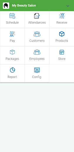 Android application Beauty Salon Management System screenshort