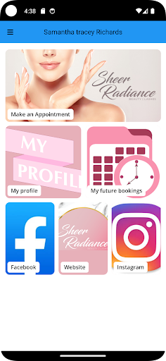Android application Sheer Radiance screenshort