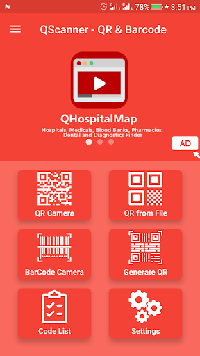 QR Scanner Pro App Screen 2