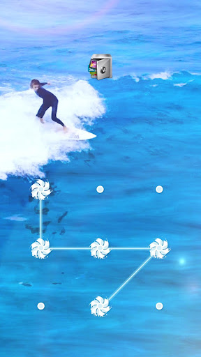 Android application AppLock Live Theme Surfing screenshort