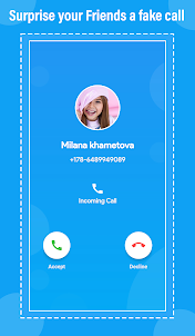 fake call a Milana Khametova