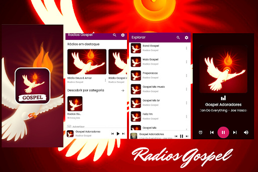 Android application Todas as Rádios Gospel AM FM screenshort