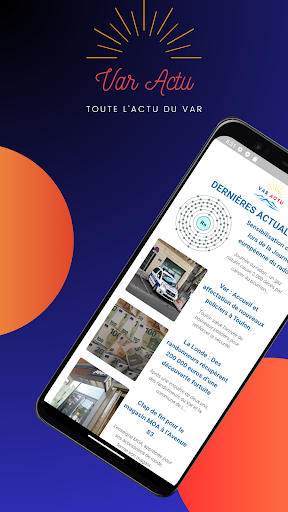 Android application Var Actu screenshort