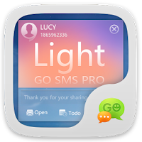 GO SMS Pro Light Theme EX