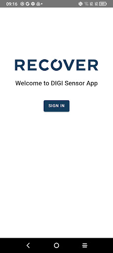 Android application RecoverSensorApp screenshort