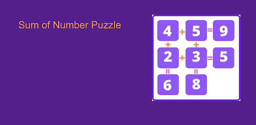 Sum of Number Puzzle