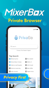 MixerBox Private Browser Varies with device APK screenshots 1