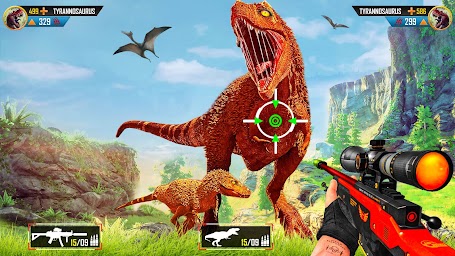 Wild Dino Hunting Gun Games