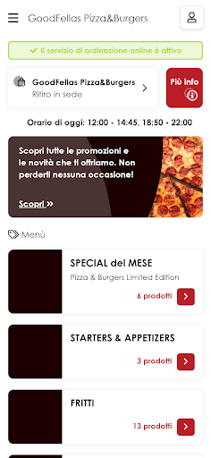GoodFellas Pizza&Burgers Screen 2
