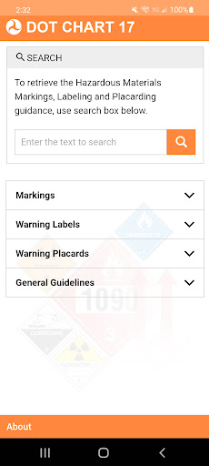 Android application DOT Chart17 screenshort