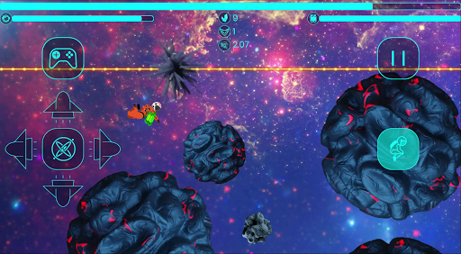 Astronaut Stickman in a Space Screen 3