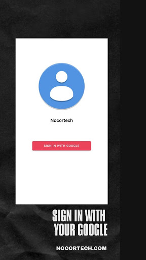 Android application Nocortech Notouch Scan QRCode screenshort