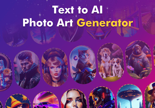 Android application Text to AI Photo Art Generator screenshort