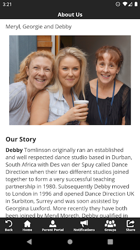 Dance Direction Screen 3