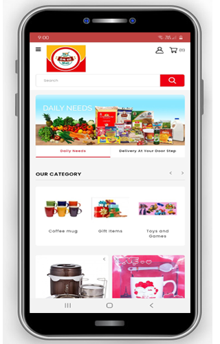 Android application Kemchho Mall screenshort