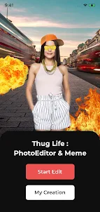 Thug Life: Photo & Stickers