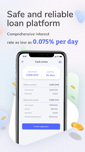 Cash arrow- online cash loan Screen 3