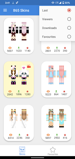 Girls Skins Screen 3