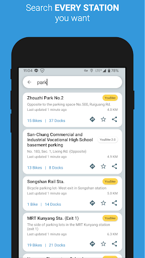 BikesHere - YouBike Finder