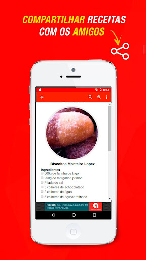 Receitas de Biscoitos Screenshot 1 - AppWisp.com