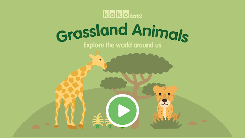 Grassland Animals for Kidsのおすすめ画像1