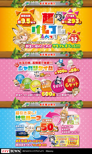 [777TOWN]ぱちすろ けものフレンズ Screen 3