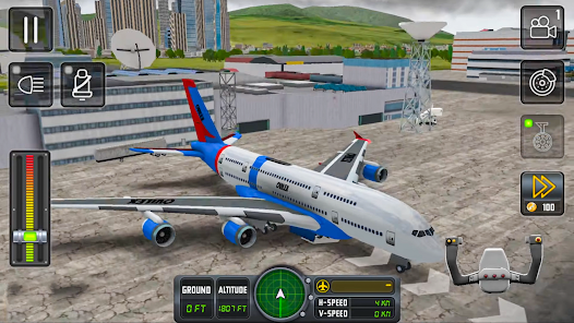 Screenshot 1 Avion Simulator De Vuelo 3d android
