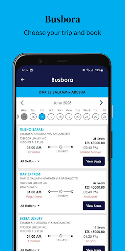 BusBora - Buy Bus Tickets Screen 3