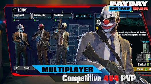 PAYDAY: Crime War Mod APK 2023.2.4 (Remove ads)(Unlimited money) Gallery 9