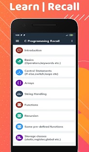 C Programming Recall Screenshot