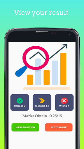 Mexest , Daily mock test Screen 3