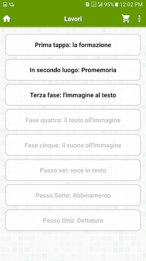 Italian FlashCard for Learning Screen 2