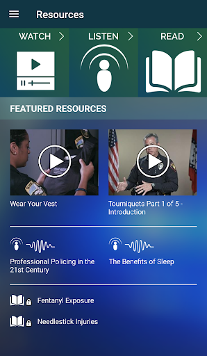 VALOR Officer Safety Screen 3