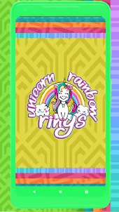 Unicorn Rainbow Rings