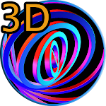 Cover Image of Download 3D Hypnotic Spiral Rings FREE  APK