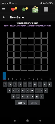 WordleWallet: The Play to Earn - Screenshot 2