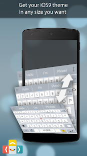 Captura de tela do tema de teclado ai.type OS 12