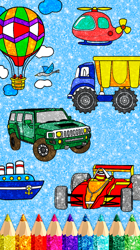 Car Coloring Game offline🚗  screenshots 4