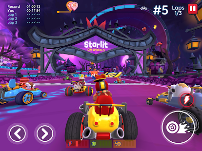 Starlit On Wheels: Super Kart Screenshot