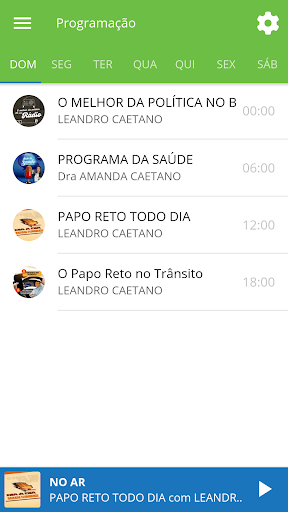 Rádio WebPapoReto Screen 2