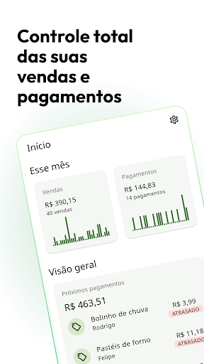 Android application MePague - Gestão de vendas screenshort