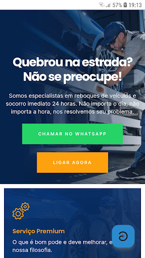 Android application LockTour Reboque screenshort