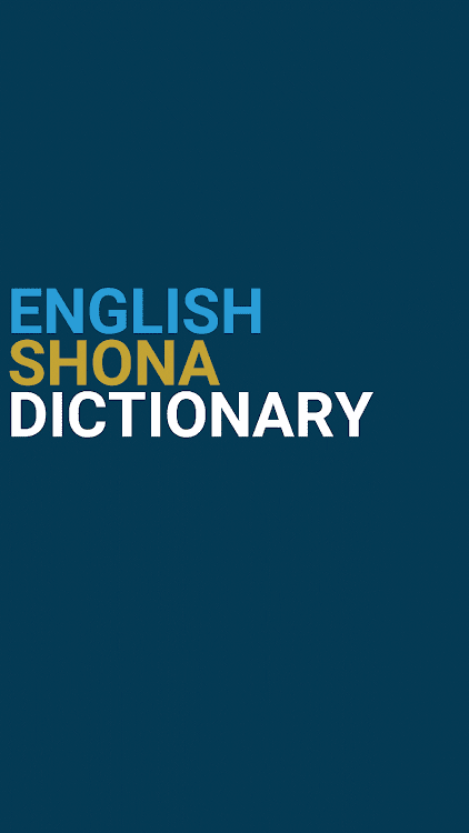 English : Shona Dictionary - 3.0.2 - (Android)