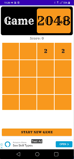 Android application Game 2048 MDApp screenshort