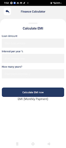 Loan Calculator Screen 3