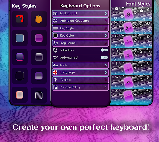 KeyPro Keyboard Themes & Fonts Screenshot 2 - AppWisp.com