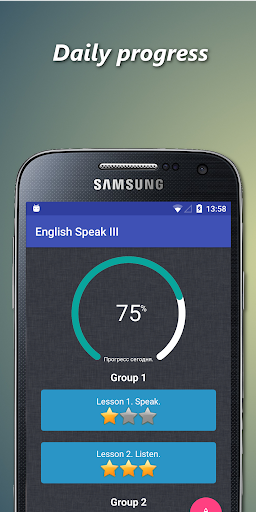 Android application Advanced spoken english app screenshort
